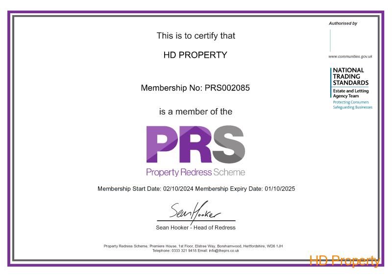 PRS Membership 2024 - 2025